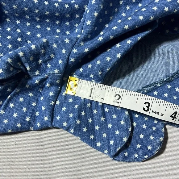 Womens shorts size L with stars and scalloped edge - Picture 7 of 9